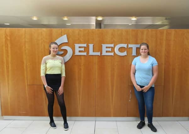 SELECT Interns Summer 2018_Charlotte Hickey on left and Catherine Watret
