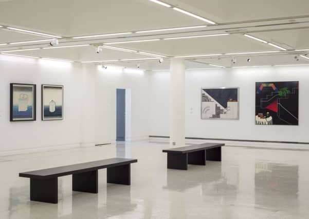 An installation shot from Jack Knox: Concrete Block at GoMA PIC: Max Slaven