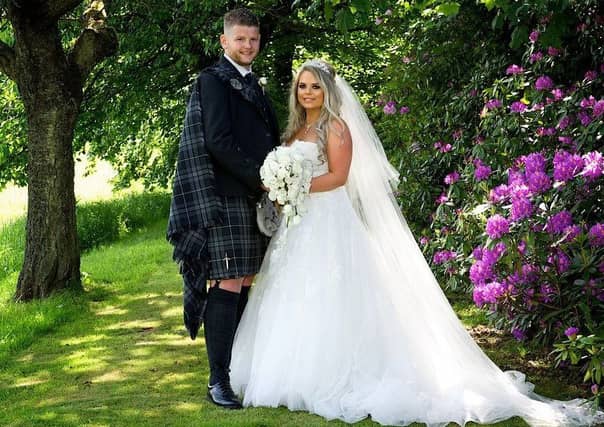 Nicole and Scott on their happy day. Picture by: Bborg-grech photography