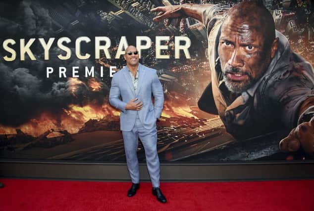 Actor Dwayne Johnson at the "Skyscraper" premiere in July. (Photo by Evan Agostini/Invision/AP)