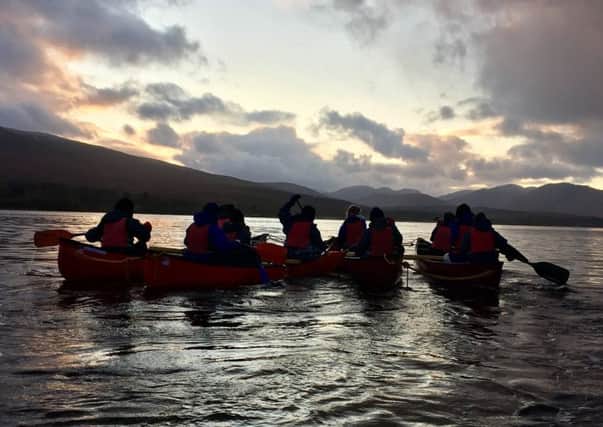 The five-day Outward Bound residential course on the shore of Loch Eil helped youngsters  to develop their confidence and learn leadership, communication and organisation skills