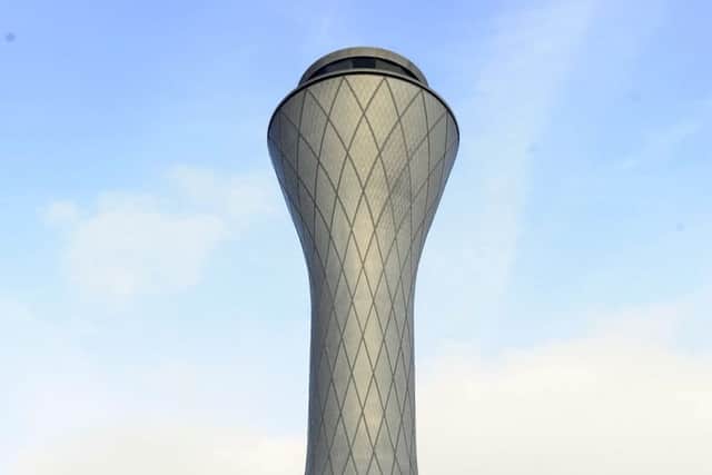 The control tower at Edinburgh Airport. Picture: Michael Gillen