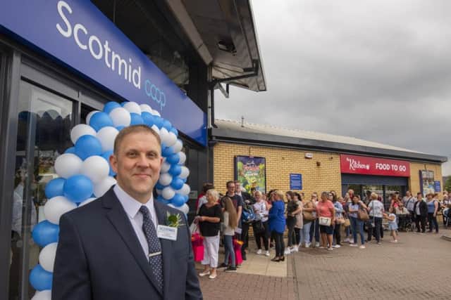 Campbell Lochrie, manager of the Scotmid store in Tannochside