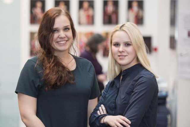 Iris Woestenburg and Paulina Wawrzyczek are studying for the MSc in business events. Picture: contributed.