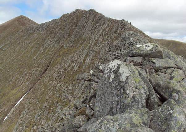 Emergency services were called to the incident on Carn Mor Dearg, near Fort William in Lochaber. Picture: Cary O'Donnell