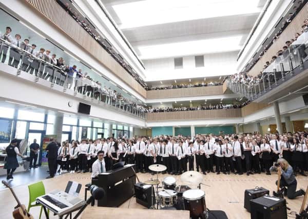 Boroughmuir High School in Edinburgh will need a £4.1m upgrade to take in an additional 300 pupils. Councillors said the rise in numbers could not have been predicted. Picture: Greg Macvean