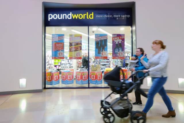 Poundworld today announced a further 40 store closures. Picture: Jane Barlow/PA Wire.