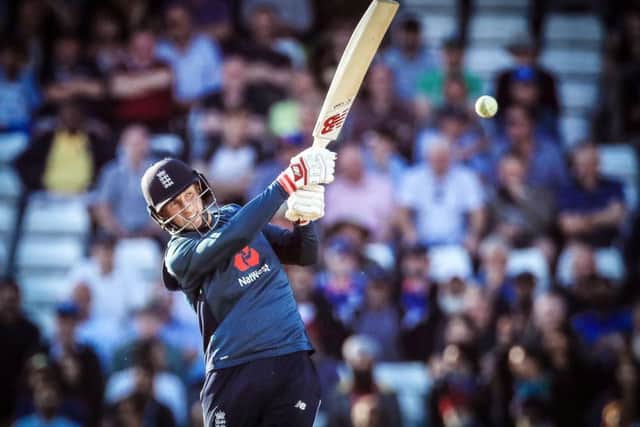 England's Joe Root reaches his century at Headingley. Picture: Danny Lawson/PA