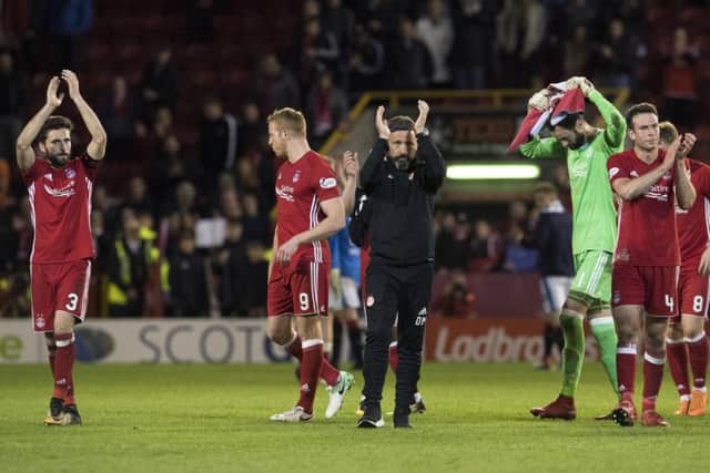 Aberdeen will face Burnley in the Europa League qualifiers. Picture: SNS/Craig Foy