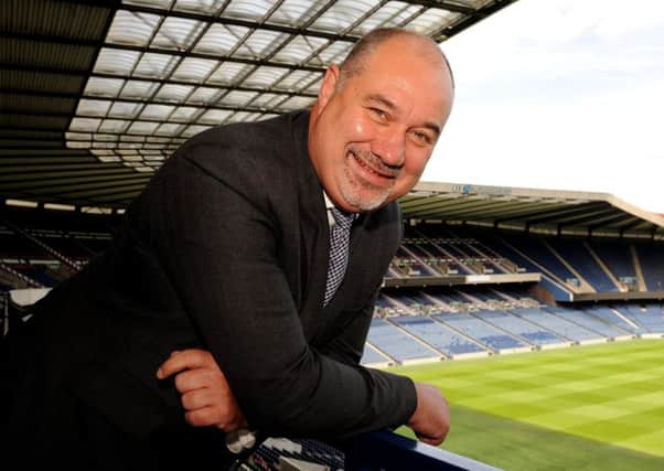 Mark Dodson, chief executive of the Scottish Rugby Union, may have to wait for a hearty three cheers from grassroots rugby (Picture: Lisa Ferguson)