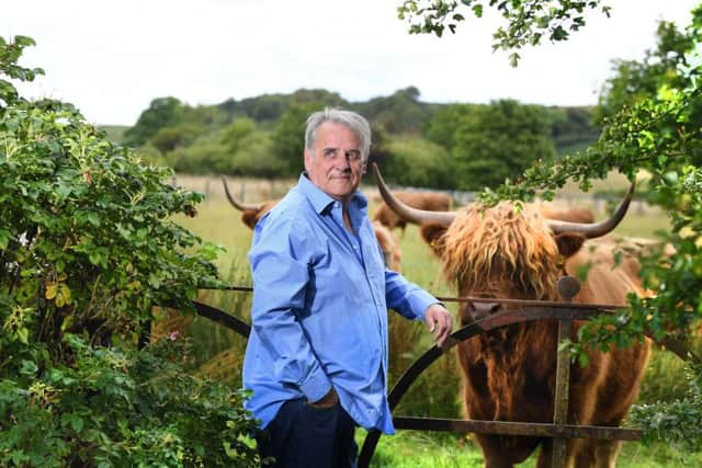 Alf Gordon in the grounds of his Ayrshire home. He admits his success has been at the cost of sacrifices in his personal life. Picture: John Devlin