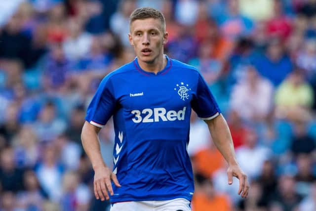 Greg Docherty has yet to feature in Rangers' European campaign so far. Picture: SNS