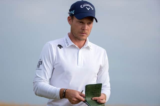 Danny Willett on the 2nd hole during day one of the 147th Open Championship. Picture: Kenny Smith/SNS
