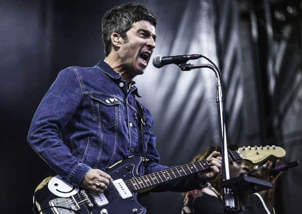 Noel Gallagher's High Flying Birds performing at Edinburgh Castle PIC: Calum Buchan