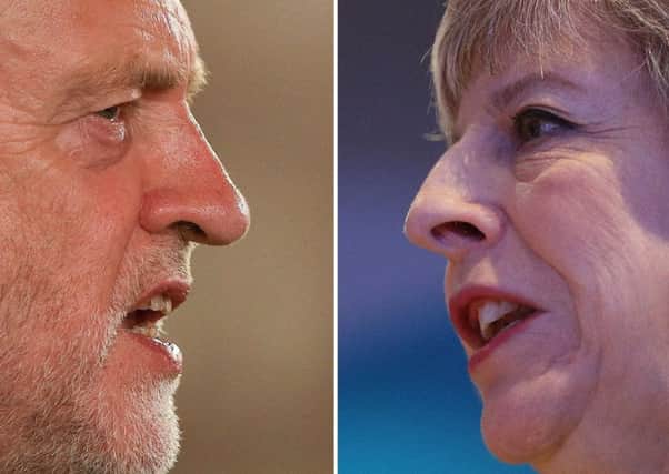 Jeremy Corbyn and Theresa May are both showing signs of poor leadership. Picture: AFP/Getty