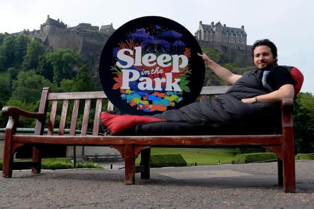 Social Bite's nation-wide Sleep in the Park aims to see 12,000 sleeping out overnight on Saturday December 8 to help eradicate homelessness in Scotland