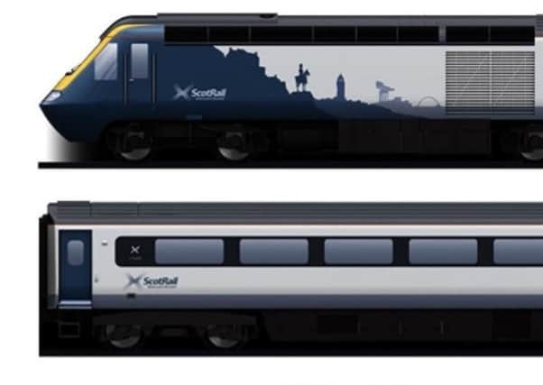 The InterCity HST in ScotRail livery