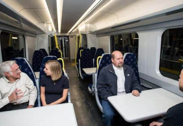 The new trains include more and larger tables. Picture: ScotRail