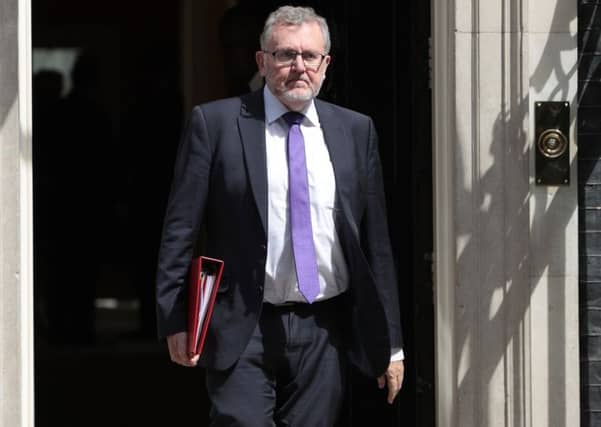 Scotland Secretary David Mundell leaves Downing Street. (Photo by Dan Kitwood/Getty Images)