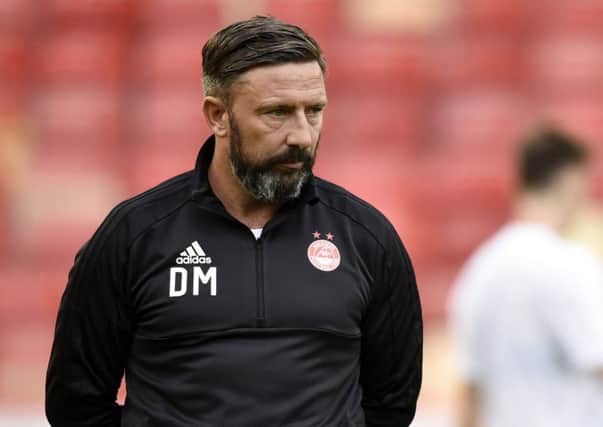 Aberdeen manager Derek McInnes. Pic: SNS/Rob Casey
