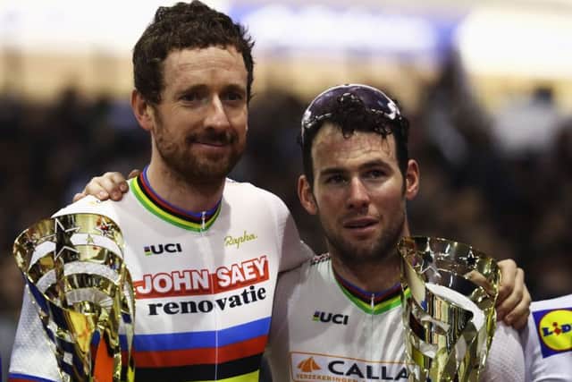 Sir Bradley Wiggins (L) and Mark Cavendish. Pic: Bryn Lennon/Getty Images