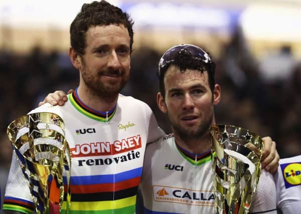Sir Bradley Wiggins (L) and Mark Cavendish. Pic: Bryn Lennon/Getty Images