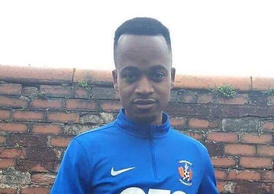 Tinotenda Chibharo pictured in a Kilmarnock training top. Picture: UGC
