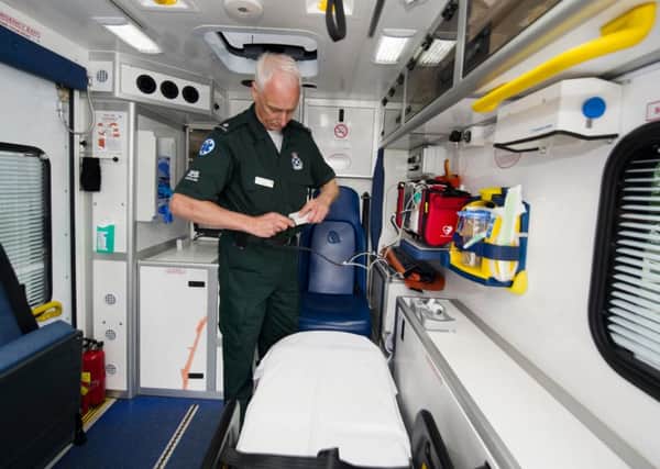 Around 15 paramedics in Edinburgh have undertaken additional specialist training. Picture: John Devlin.