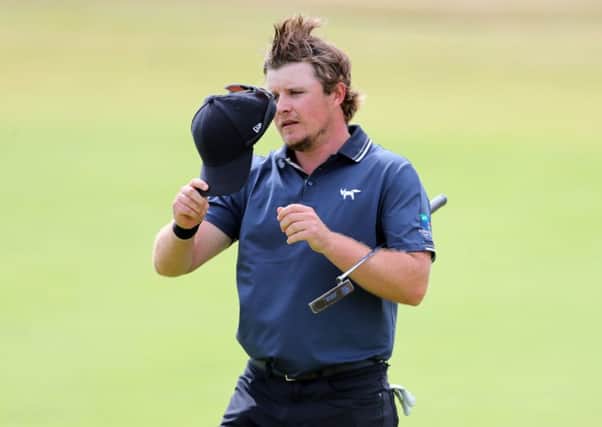Eddie Pepperell admitted he was hungover during the fourth round. Picture: Richard Sellers/PA Wire