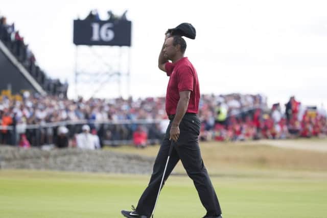 Tiger Woods led at one stage on the final day of the Open. Picture: Alan Harvey/SNS