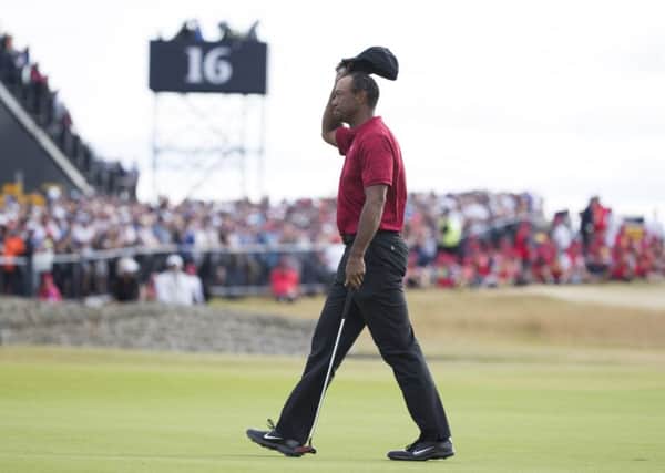 Tiger Woods led at one stage on the final day of the Open. Picture: Alan Harvey/SNS