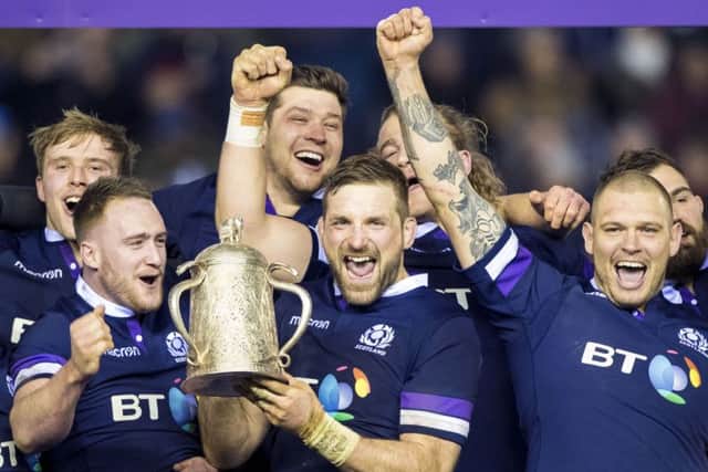 Among Scotland's on-field highlights was Calcutta Cup victory over England. Picture: SNS Group