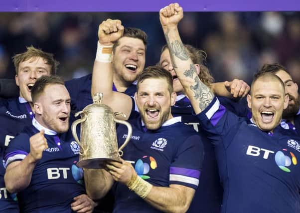 Among Scotland's on-field highlights was Calcutta Cup victory over England. Picture: SNS Group