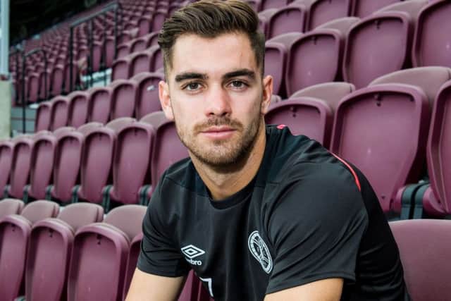 Hearts summer signing Ben Garuccio is expected to make his competitive debut tonight. Picture: SNS.