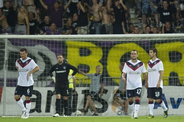 Rangers suffered defeat the last time they faced Maribor, in a Europa League tie in 2011. Picture: Craig Williamson/SNS