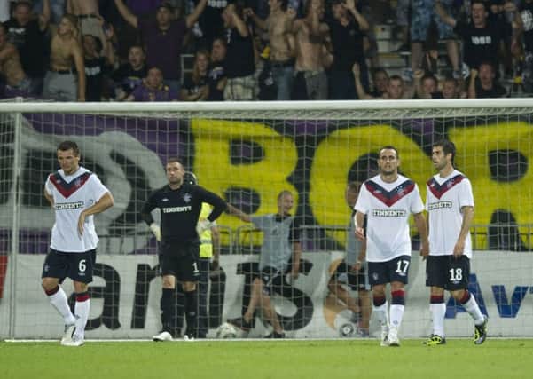 Rangers suffered defeat the last time they faced Maribor, in a Europa League tie in 2011. Picture: Craig Williamson/SNS