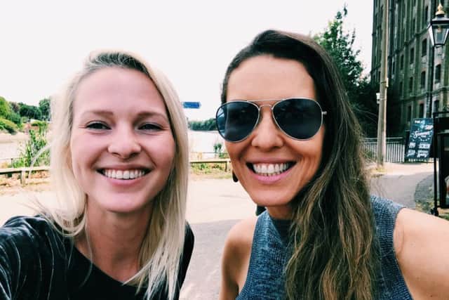 Corien Staels, managing director of Wheelair, with new brand ambassador Samanta Bullock. Picture: contributed.