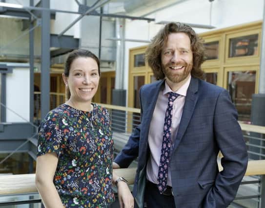 New director Shona Campbell with David Smith, the managing partner of Henderson Loggie. Picture: Contributed