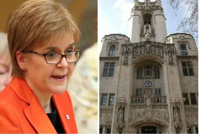 The Brexit Bill passed by Nicola Sturgeon's government with support of the Holyrood Parliament in March will be ruled on at the Supreme Court in London. Pics: PA