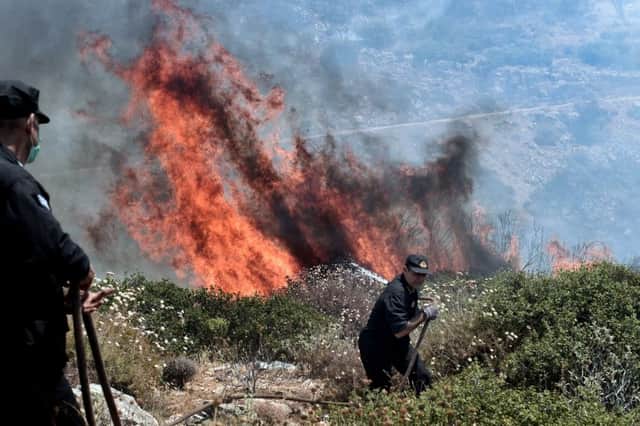 Greece is prone to wildfires (Picture: Aris Messinis/AFP)