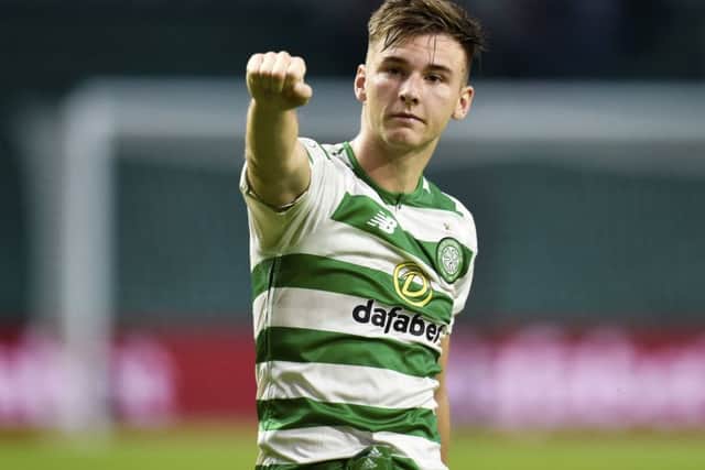 Kieran Tierney has been included in UEFA's 'Future 50' list. Picture: SNS Group