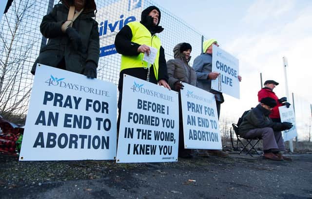 The Scottish Government will look at measures to help protect patients at abortion clinics