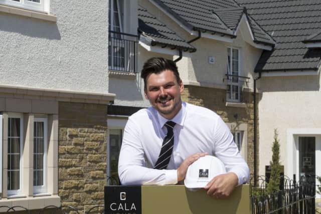 CALA Homes site manager Billy McCallum