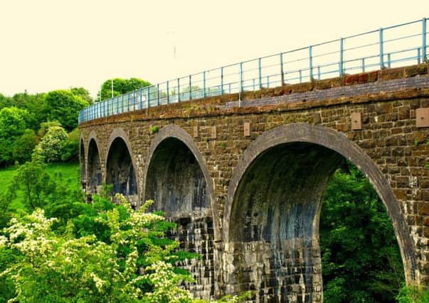 The incident happened as the young girl was walking along the footpath between Dunbar Court and the Leslie Viaduct (pictured) in Glenrothes. Picture: B4Bees/Flickr