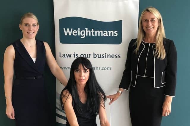 (L to R) Claire Thornber, Nicola Gonnella and Claire McCracken are the latest arrivals at the firm. Picture: Contributed