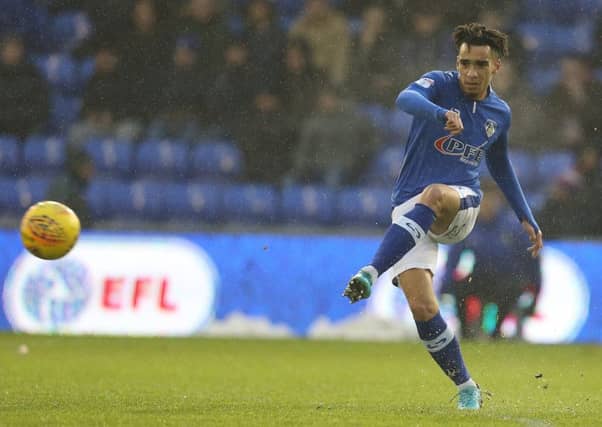 Kean Bryan during a loan spell at Oldham Athletic last season. Picture: Getty