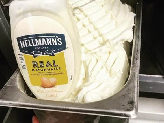 The mayonnaise flavour ice cream you can try in Falkirk (Photo: Ice Falkirk)