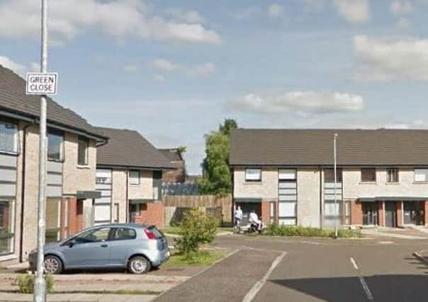 A firearm was discharged in Green Close in Glasgow. Picture: Google Map
