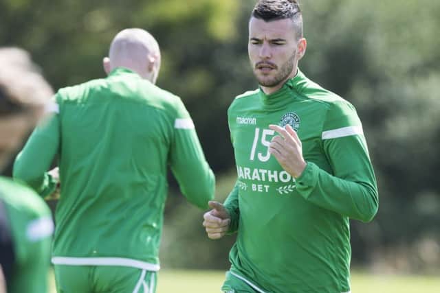Croatian striker Ivan Lendric is currently on trial with Hibs. Picture: SNS Group