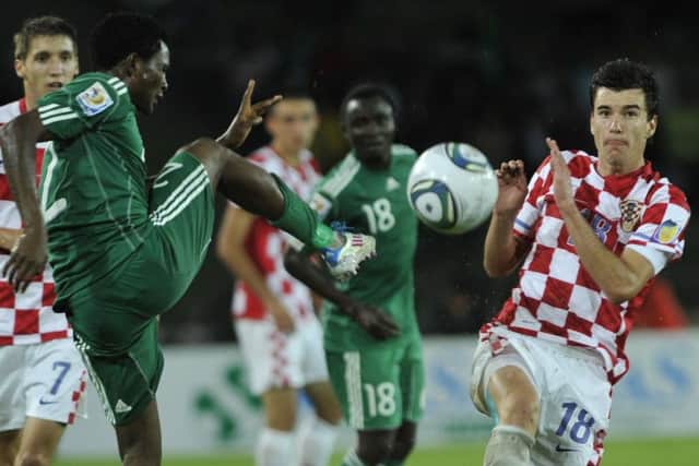 Ivan Lendric, right, featuring for Croatia's under-20s at the World Cup. Picture: AFP/Getty
